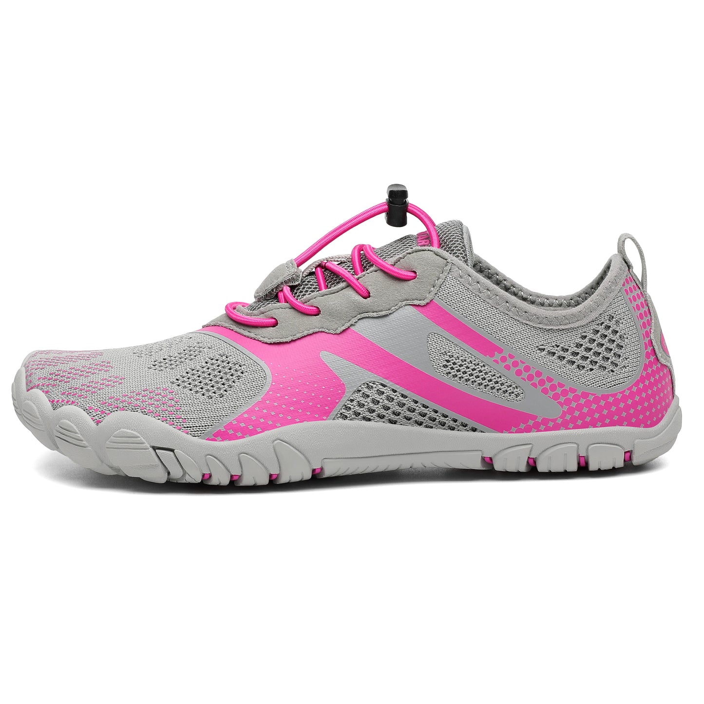 Dive IV - Gris y Rosado - Barefoot Watershoes