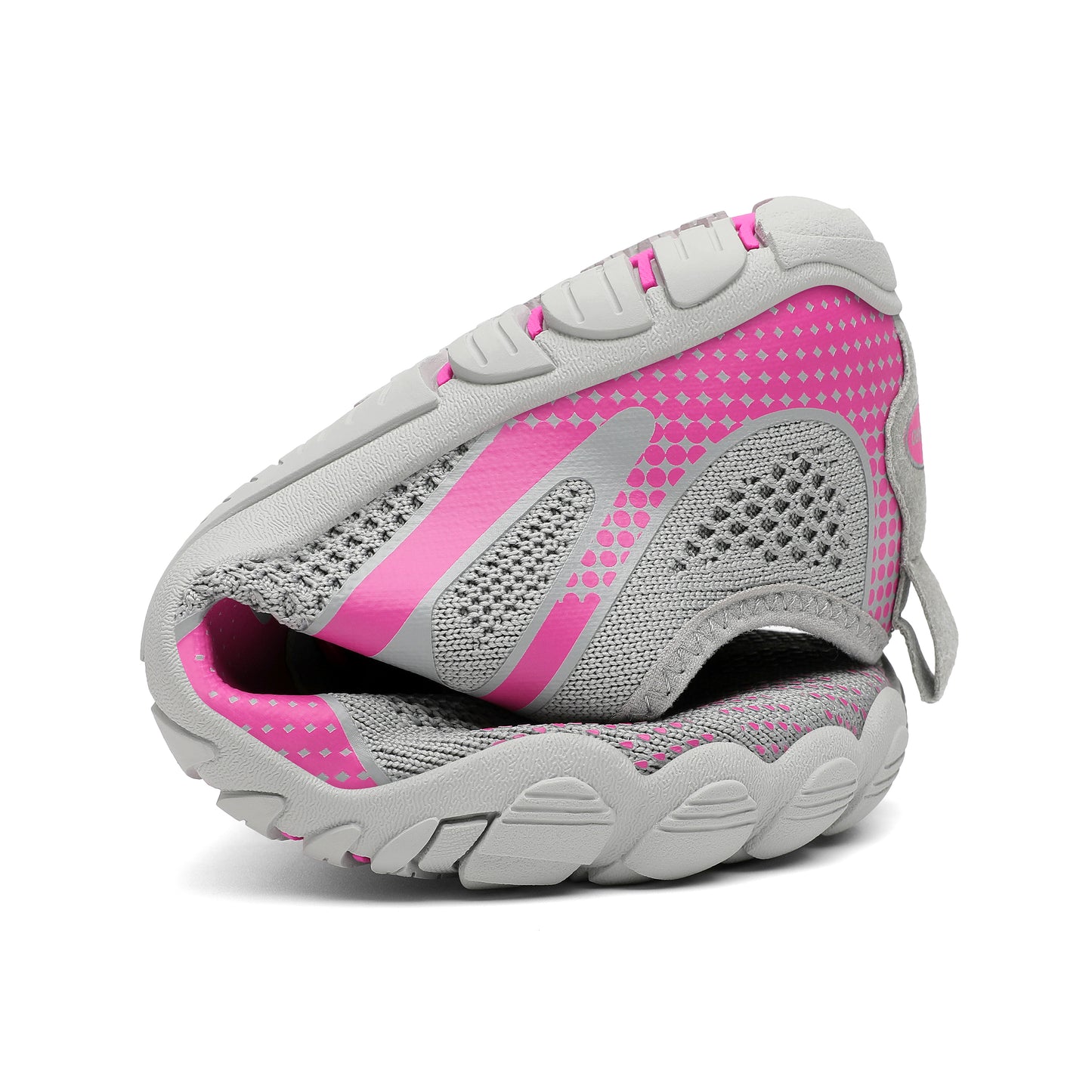 Dive IV - Gris y Rosado - Barefoot Watershoes