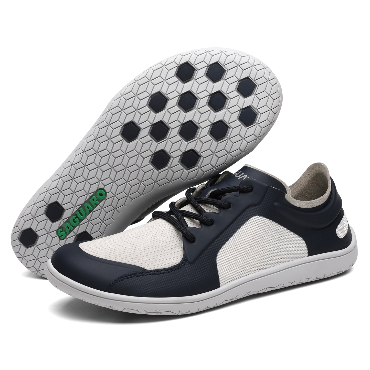Wish II - Azul y Blanco - Casual Barefoot shoes