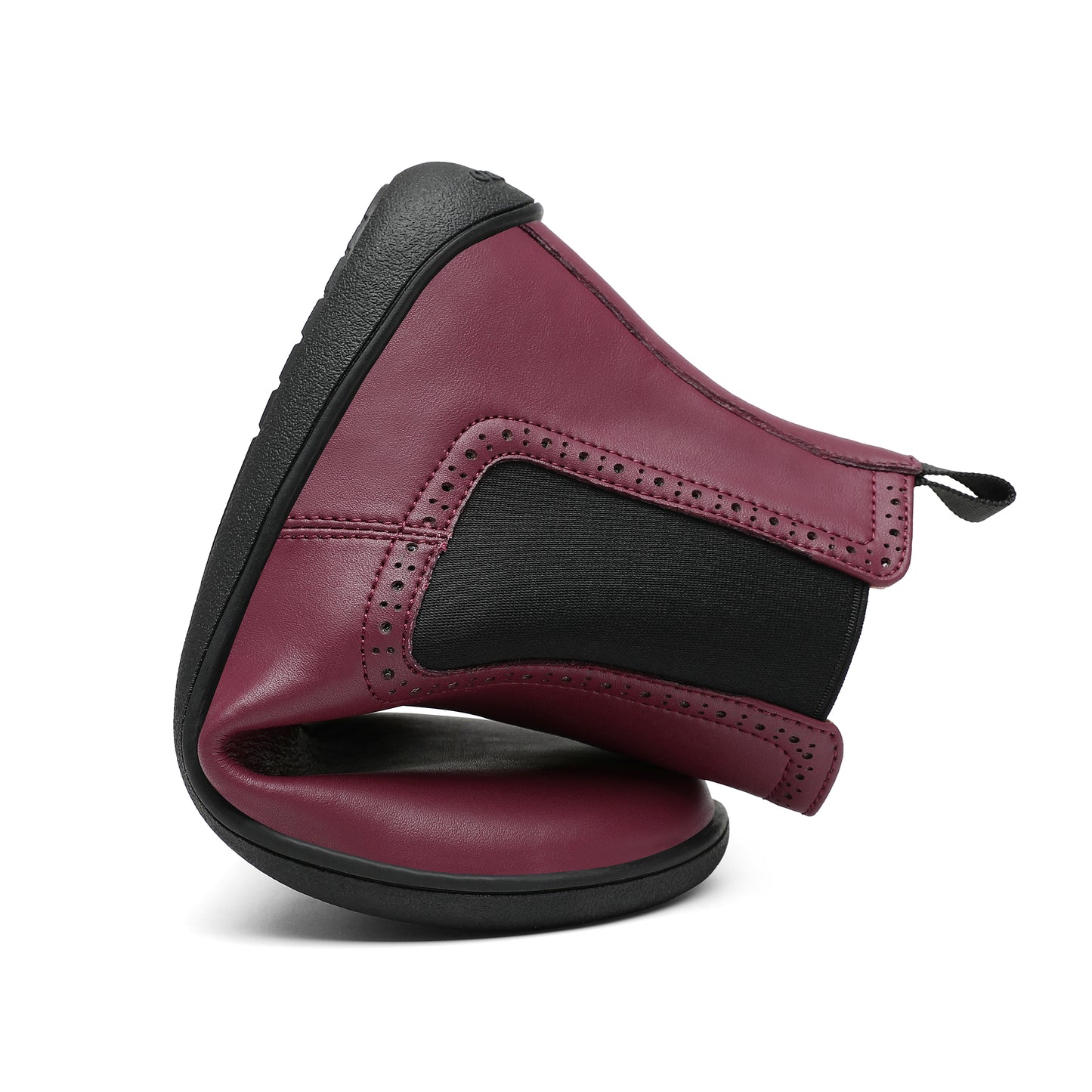 Muse II - Rojo - Chelsea style Barefootshoes