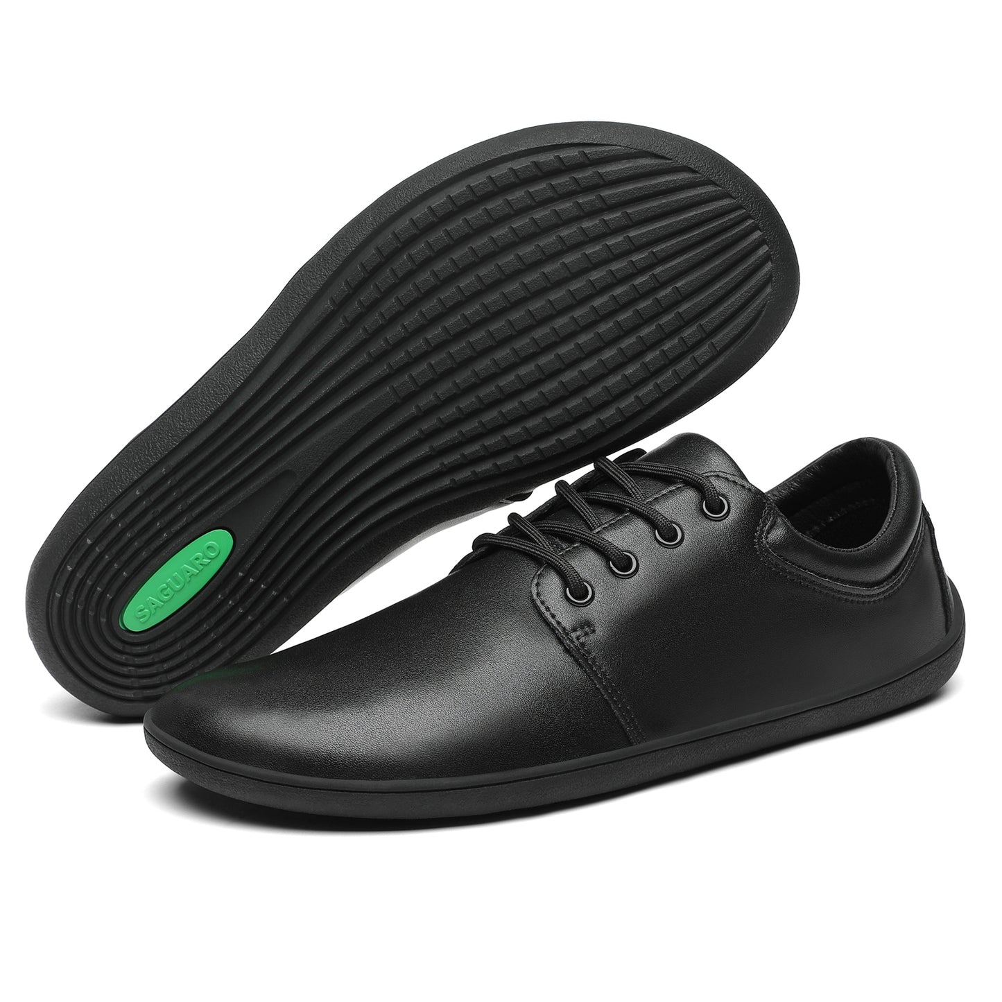 Noble II - Negro - Business Casual Barefootshoes