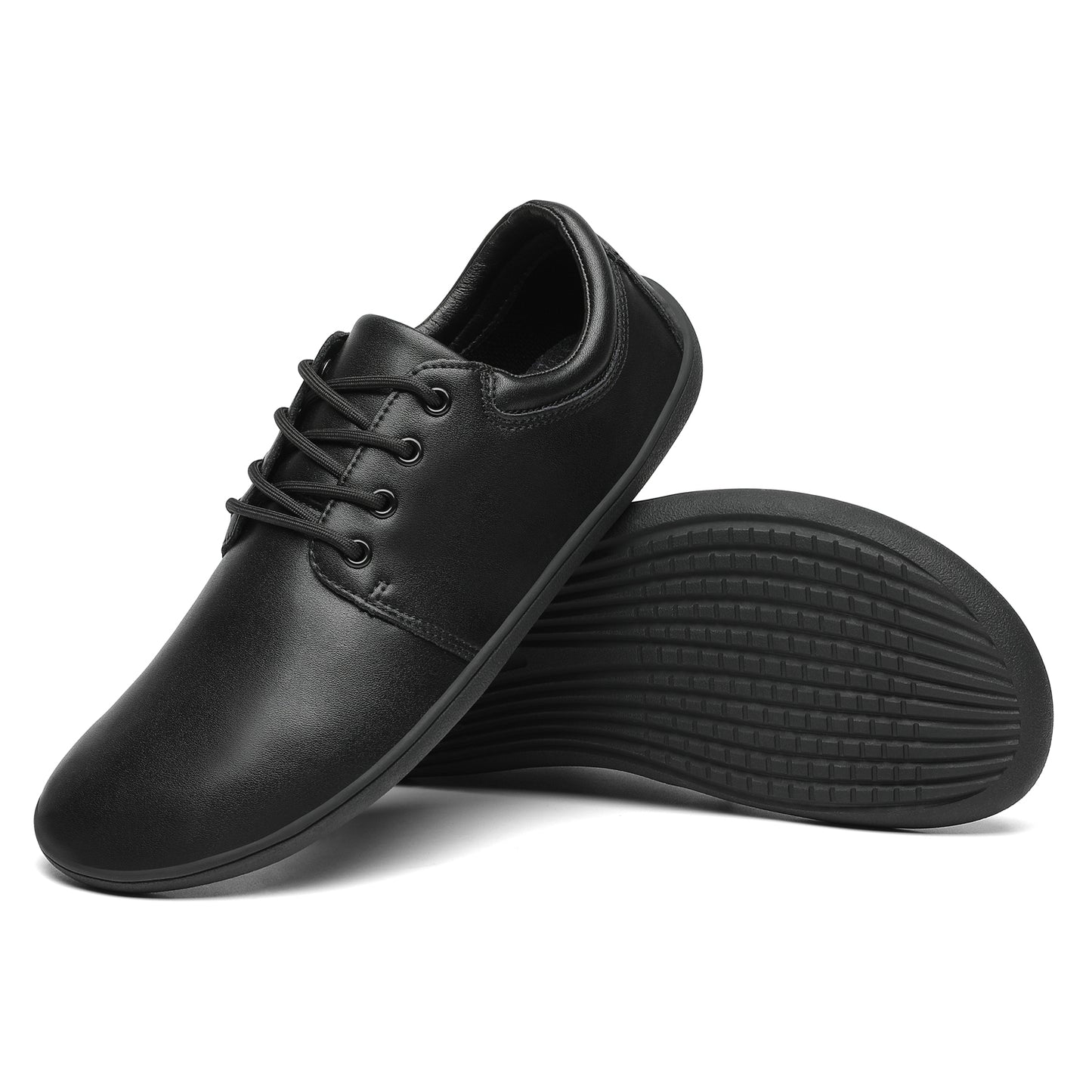 Noble II - Negro - Business Casual Barefootshoes