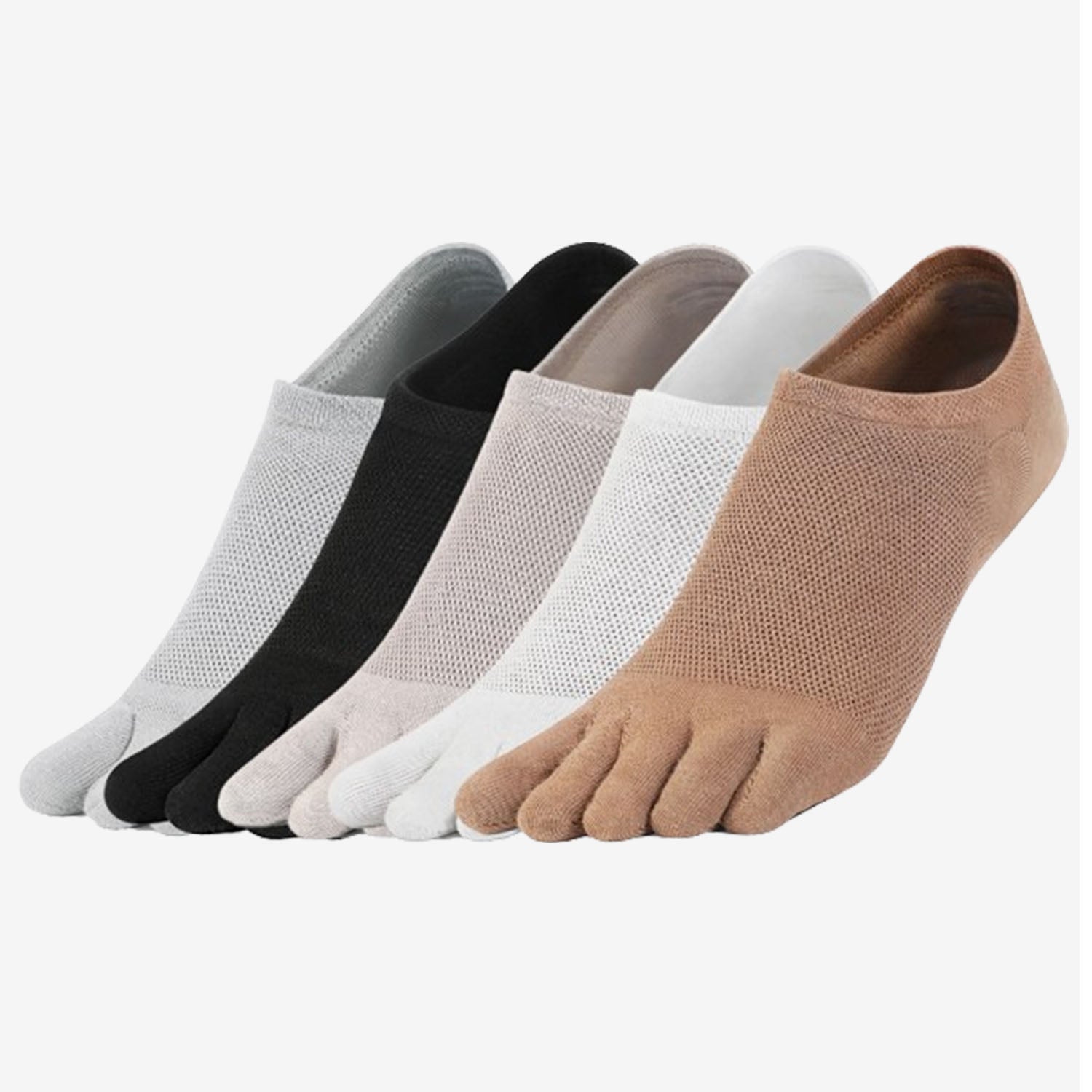 Pack 5 Calcetines con dedos - Toe Socks No Show SAGUARO – SAGUARO®  Barefootshoes Chile