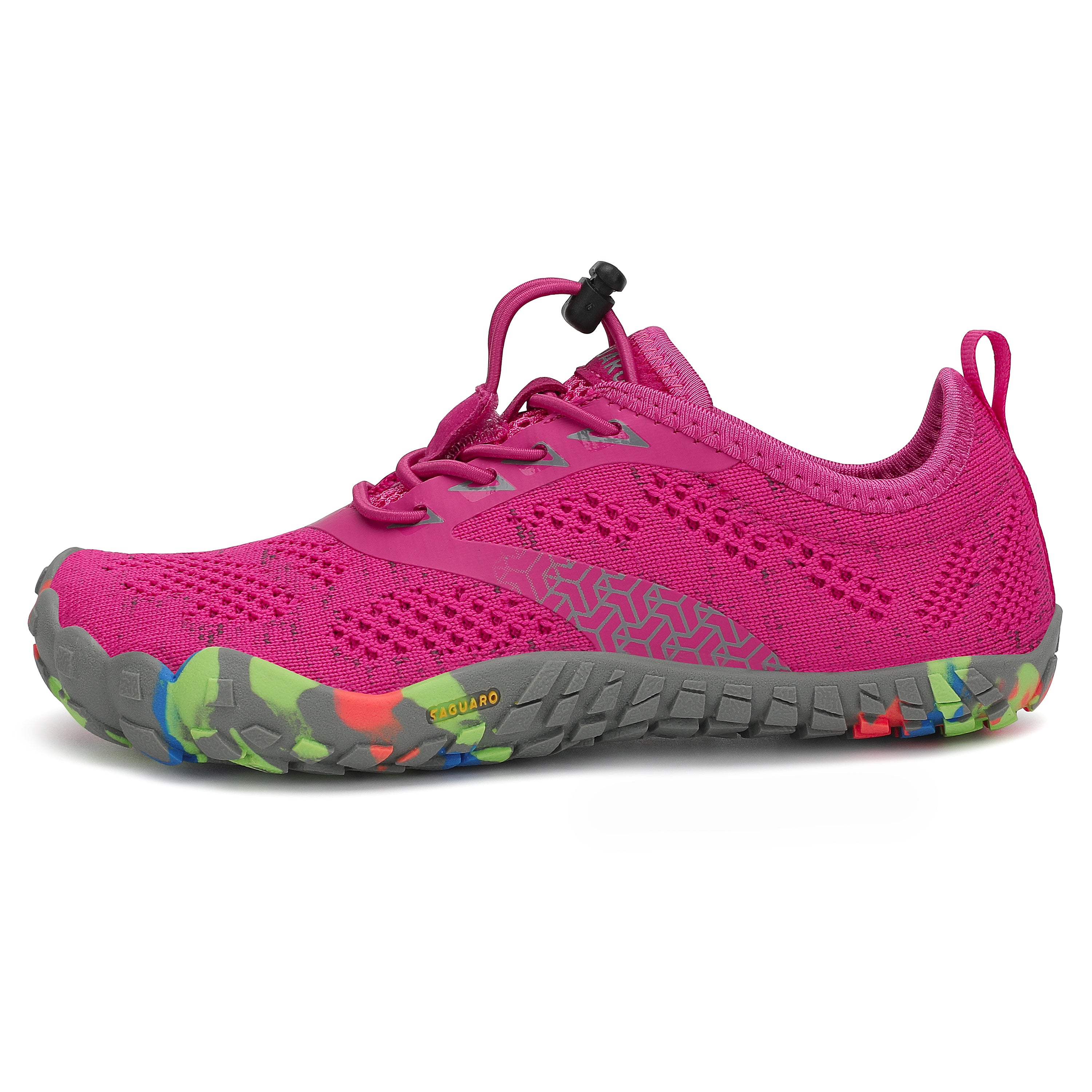 SAGUARO Chaussures de Trail Enfants Filles Chaussures de Sport Respirant Antidérapant, Rouge, 32 EU SAGUARO Chaussures de Trail Enfants Filles Chaussures de Sport Respirant Antidérapant, Rouge, 32 EU