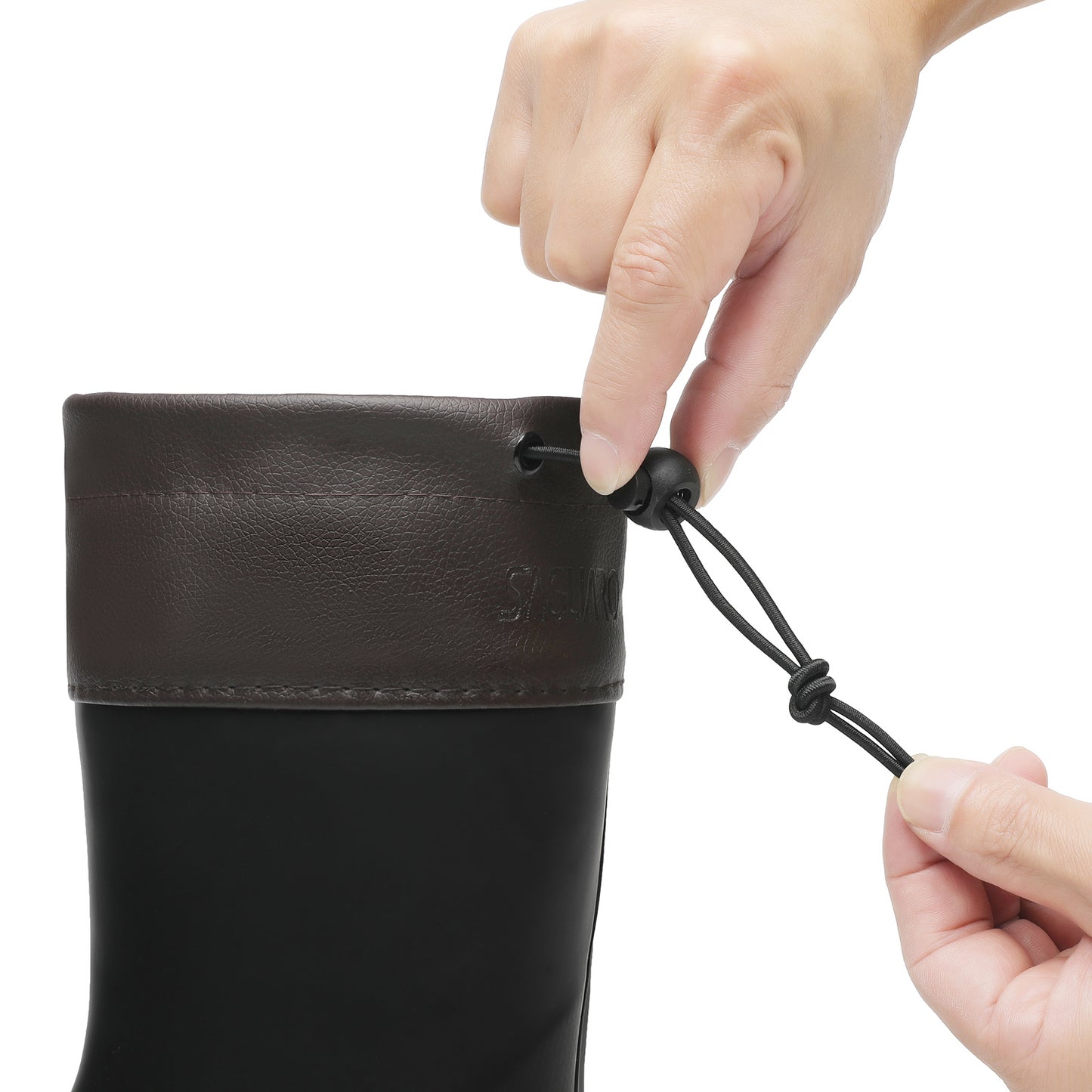 Botas de agua Brisk I - Negro 2.0 Barefoot Rainboots