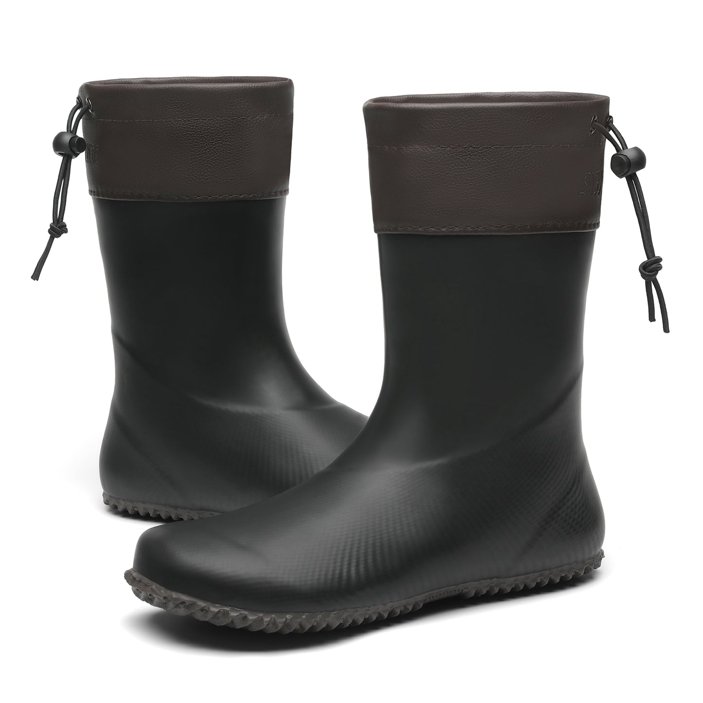 Botas de agua Brisk I - Negro 2.0 Barefoot Rainboots