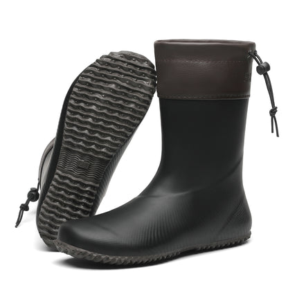 Botas de agua Brisk I - Negro 2.0 Barefoot Rainboots