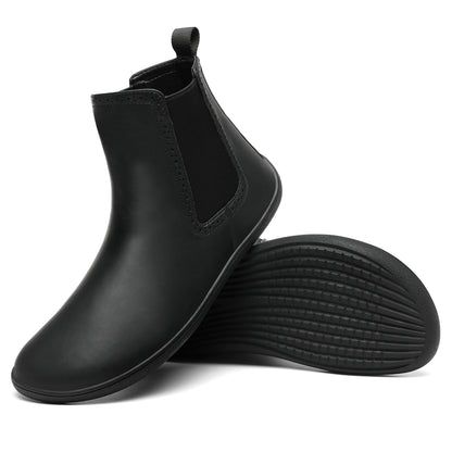 Muse II - Negro - Chelsea style Barefootshoes