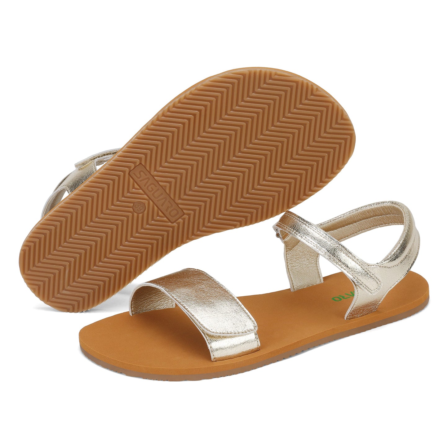 Glow I - Casual Barefoot Sandals Dorado