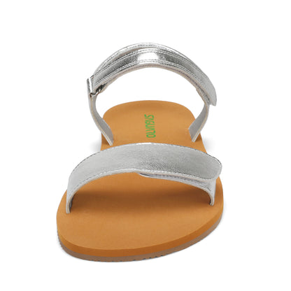 Glow I - Casual Barefoot Sandals Plateado